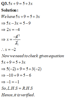 NCERT Class 8 Maths Linear Equations in One Variable Exercise 2.3 Q3.