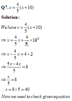 NCERT Class 8 Maths Linear Equations in One Variable Exercise 2.3 Q7