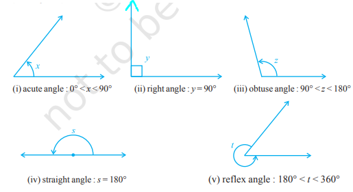 NCERT Solutions Class 9 Maths Chapter 6 Lines And Angles Exercise 6.1