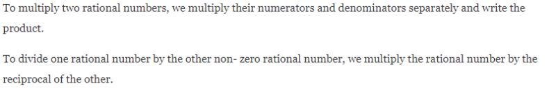 NCERT Solutions Class 7 Maths Chapter 8 Rational Numbers Exercise 8.2