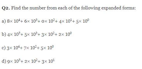 NCERT class 7 chapter 11 Exponents and Powers. Ex-11.3