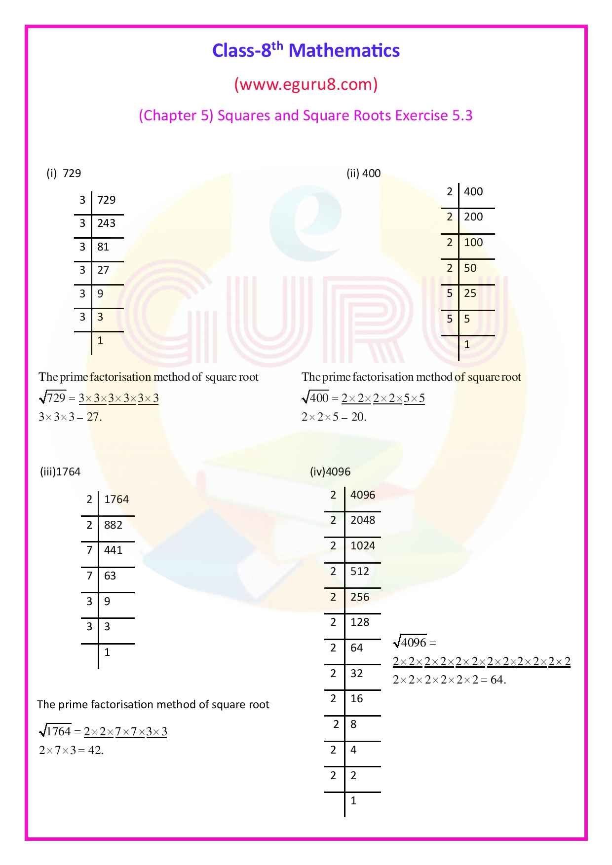 NCERT Solutions Class 8 Maths Chapter 5 Exercise 5.3. Q.4 Solution